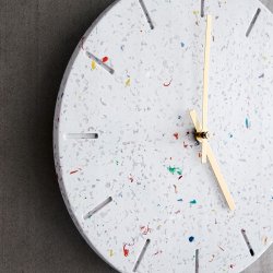 Hemverk Vgur 25 cm - RECY./Guldfarvet Viser