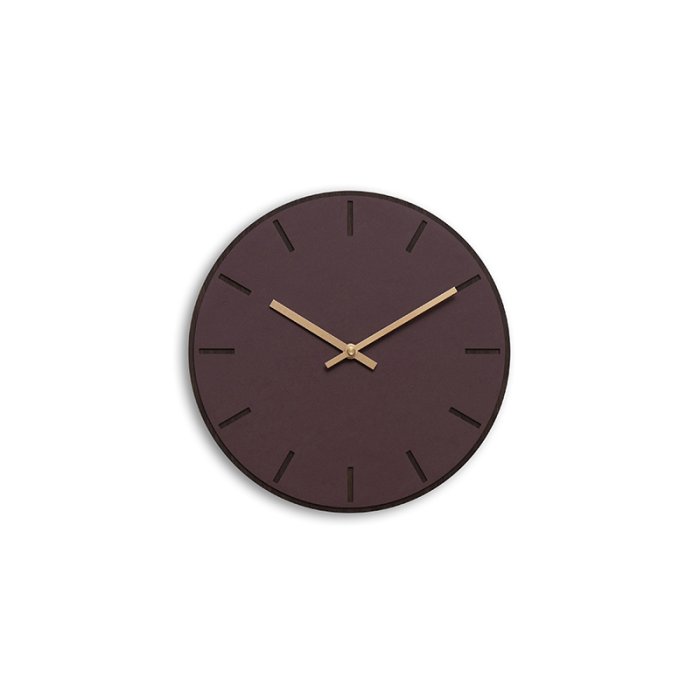 Hemverk Vgur 28 cm - Burgundy Mrk Eg/Kobberfarvet Viser