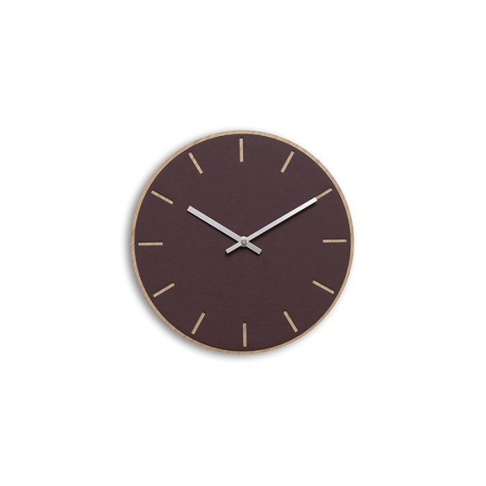 Hemverk Vgur 28 cm - Burgundy Eg/Slvfarvet Viser