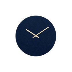 Hemverk Vgur 28 cm - Felt Dark Blue/Kobberfarvet Viser 