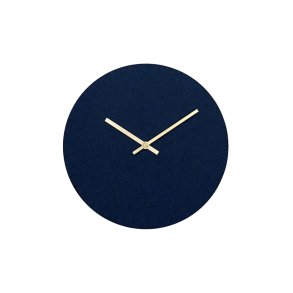 Hemverk Vgur 28 cm - Felt Dark Blue/Kobberfarvet Viser 