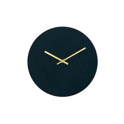 Hemverk Vgur 28 cm - Felt Dark Green/Guldfarvet Viser 