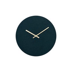 Hemverk Vgur 28 cm - Felt Dark Green/Kobberfarvet Viser 