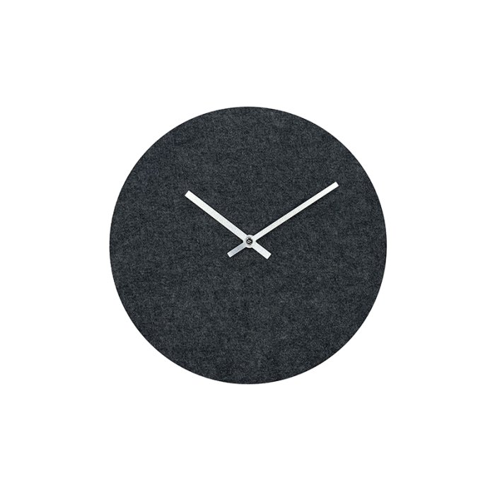 Hemverk Vgur 28 cm - Felt Dark Grey/Slvfarvet Viser 