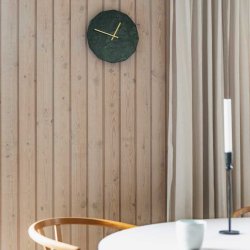 Hemverk Vgur 28 cm - Marble Verde/Kobberfarvet Viser