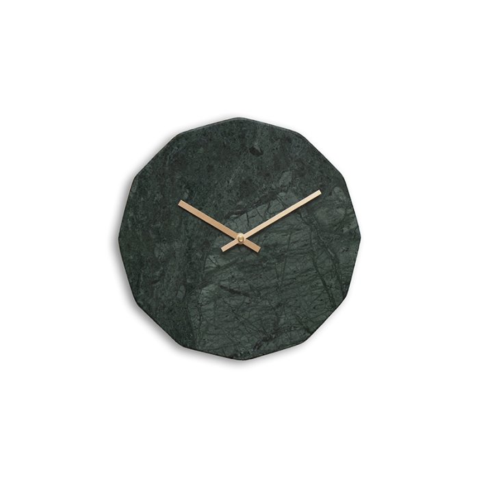 Hemverk Vgur 28 cm - Marble Verde/Kobberfarvet Viser