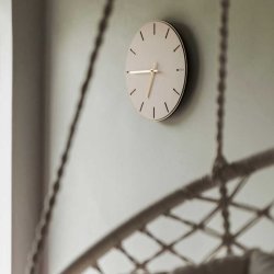 Hemverk Vgur 28 cm - Powder Eg/Guldfarvet Viser