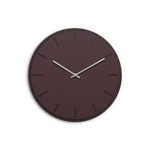 Hemverk Vgur 38 cm - Burgundy Mrk Eg/Slvfarvet Viser