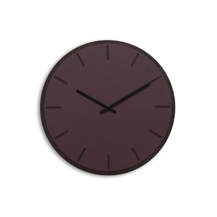 Hemverk Vgur 38 cm - Burgundy Mrk Eg/Sort Viser