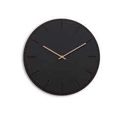 Hemverk Vgur 38 cm - Nero Mrk Eg/Kobberfarvet Viser