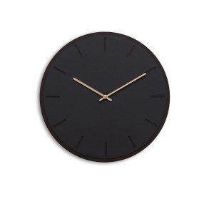 Hemverk Vgur 38 cm - Nero Mrk Eg/Kobberfarvet Viser