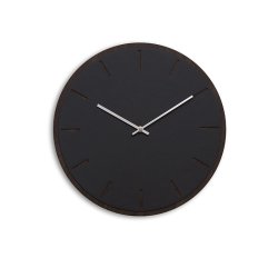 Hemverk Vgur 38 cm - Nero Mrk Eg/Slvfarvet Viser