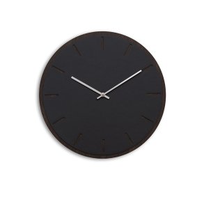 Hemverk Vgur 38 cm - Nero Mrk Eg/Slvfarvet Viser