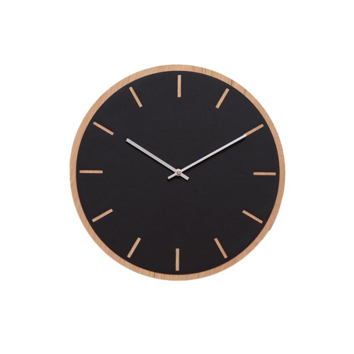 Hemverk Vgur 38 cm - Nero Eg/Slv Viser