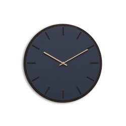 Hemverk Vgur 38 cm - Smokey Blue Mrk Eg/Guldfarvet Viser