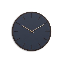 Hemverk Vgur 38 cm - Smokey Blue Mrk Eg/Kobberfarvet Viser