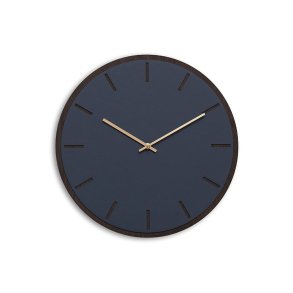 Hemverk Vgur 38 cm - Smokey Blue Mrk Eg/Kobberfarvet Viser