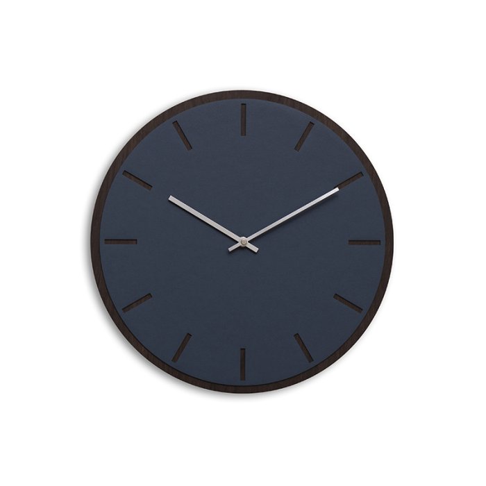 Hemverk Vgur 38 cm - Smokey Blue Mrk Eg/Slvfarvet Viser