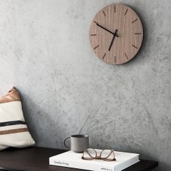 Hemverk Vgur 38 cm - Valnd/Sort Viser