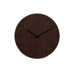 Hemverk Vgur 28 cm - Mrk Eg/Sort Viser