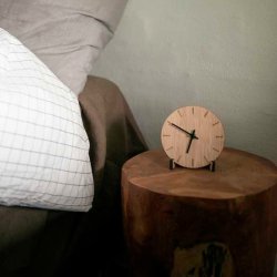 Hemverk Vg- &amp; Bordur 12 cm - Lys Eg/Sort Viser