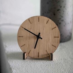 Hemverk Vg- &amp; Bordur 12 cm - Lys Eg/Sort Viser