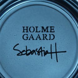 Holmegaard Arc Fyrfadsstage 2 stk. Mrk Bl