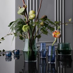 Holmegaard Arc Fyrfadsstage 2 stk. Mrk Bl