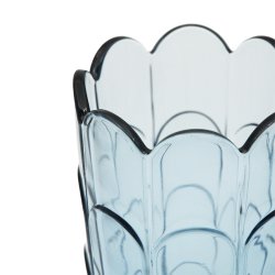 Holmegaard Lily Vase H19 cm Blue Iris