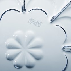 Holmegaard Lily Vase H19 cm Blue Iris