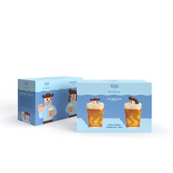 Holmegaard x Mikkeller Pint lglas 40 cl Klar 2 stk.