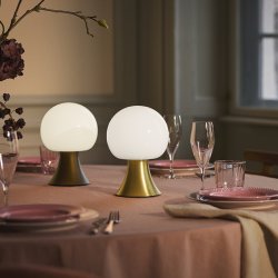 Holmegaard Noor LED Lampe H24 cm Brun
