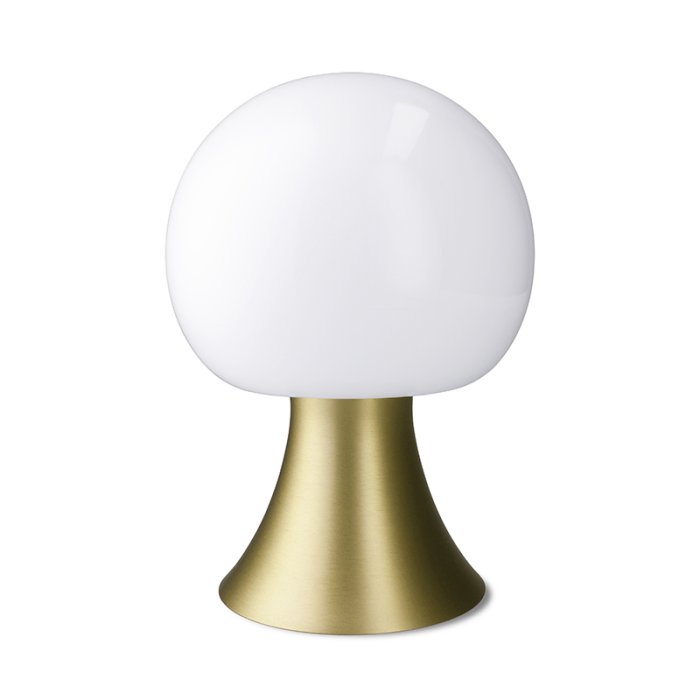 Holmegaard Noor LED Lampe H24 cm Messingfarvet
