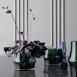 Holmegaard Arc Vase H15 cm - Mrk Bl