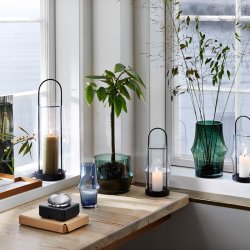 Holmegaard Arc Vase H21 cm - Mrk Grn 