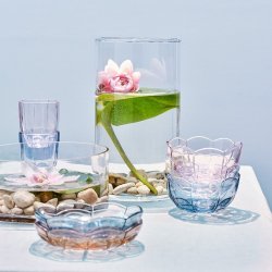 Holmegaard Lily Desserttallerken 16 2 stk. - Blue Iris