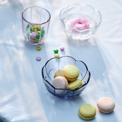 Holmegaard Lily Skl 13 cm 2 stk. - Blue Iris