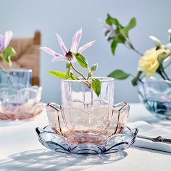 Holmegaard Lily Skl 13 cm 2 stk. - Cherry Blossom