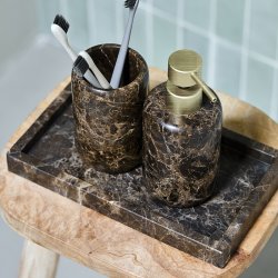 House Doctor Able Dekorationsbakke Brun Marmor