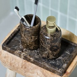 House Doctor Able Tandb�rsteholder Brun Marmor