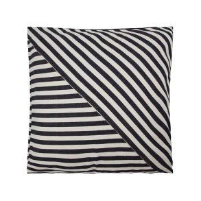 House Doctor Azy Pudebetr�k 50x50 cm Sort/R�hvid