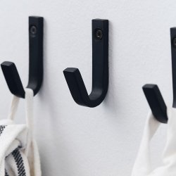 House Doctor Bath Knager Sm - 3 stk. - Sort