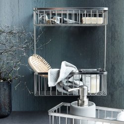 House Doctor Bath Trdkurv Dobbelt - Slvfinish