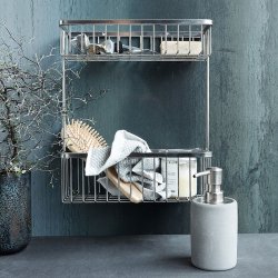 House Doctor Bath Trdkurv Dobbelt - Slvfinish