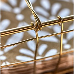 House Doctor Bring Servietkurv Gylden Finish