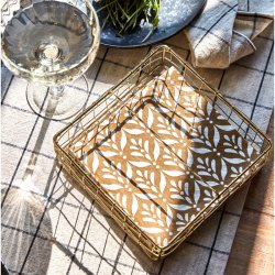 House Doctor Bring Servietkurv Gylden Finish