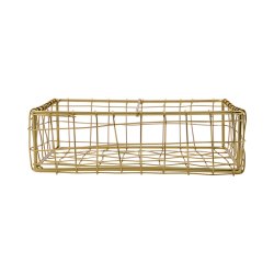 House Doctor Bring Servietkurv Gylden Finish