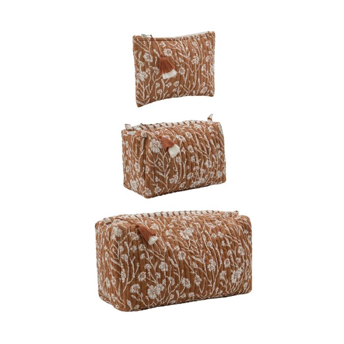 House Doctor Care Toilettaske 3 stk. Terracotta