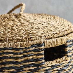 House Doctor Cesto Vasket�jskurv 2 stk. Natur/Sort