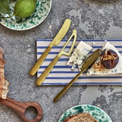 House Doctor Cheese Osteknive Gylden Finish